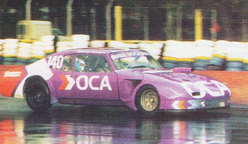 Traverso con la Chevy violeta en Buenos Aires