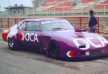 La primera Chevy de Traverso en calle de boxes