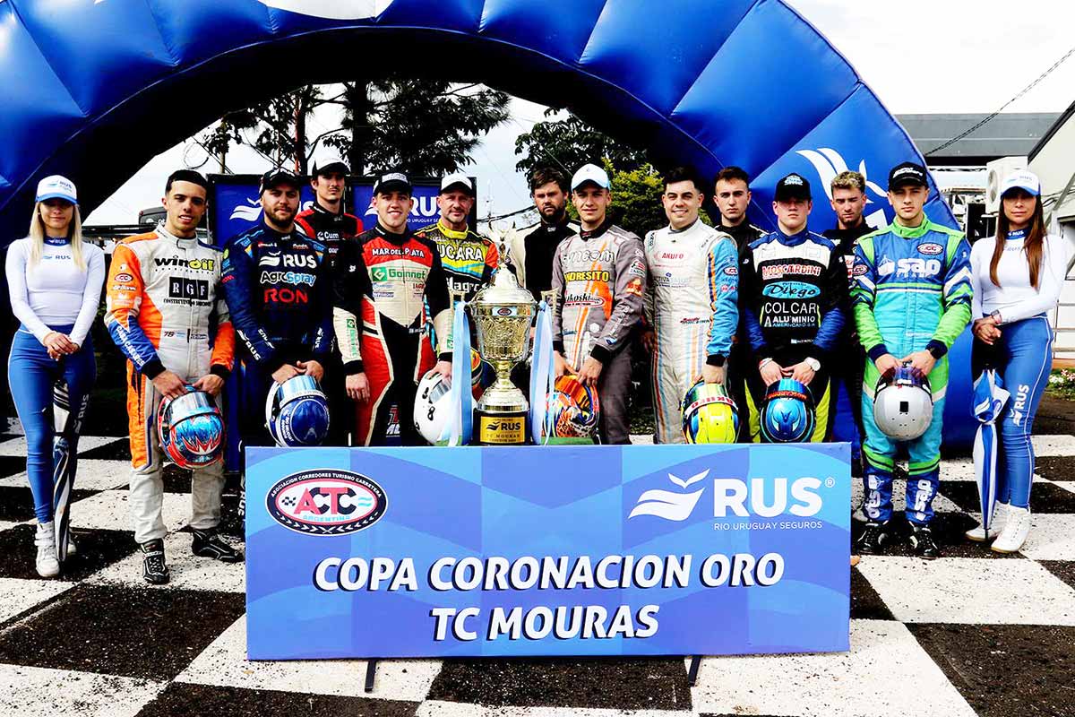 Los 12 pilotos de la Copa de Oro de TC Mouras.