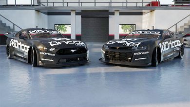 3D del Mustang y Camaro de TC.