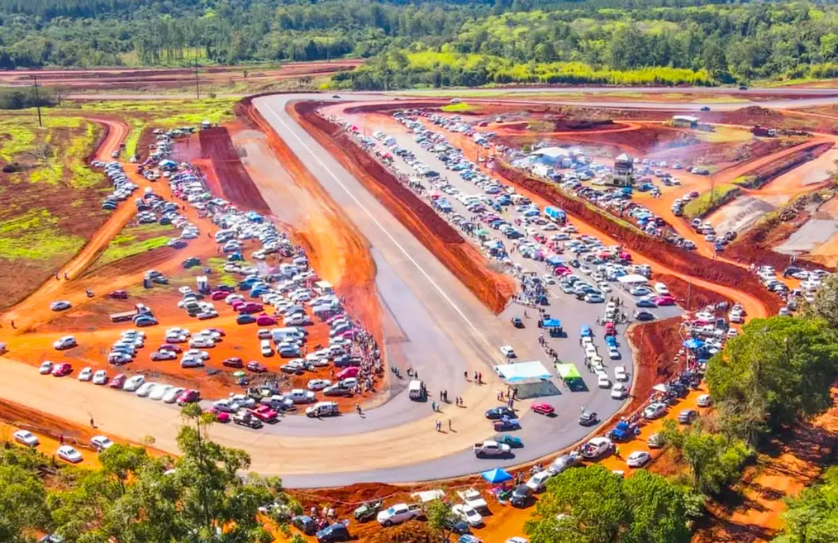 Vista aérea del autódromo de Eldorado