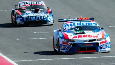 Camaro y Chevy en la recta