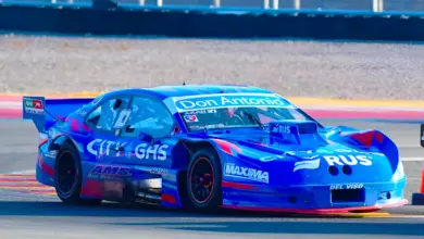 Diego Azar disputando la Final del TC Pista en San Juan.