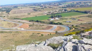 Panorámica de la curva 0