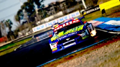 Ford Mustang de Germán Todino en el Autódromo de Buenos Aires.