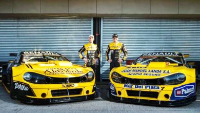 Landa y Martínez con los Torino de TC.