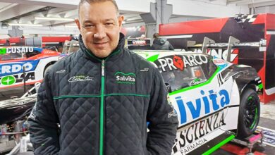 José Ciantini en el TC en Buenos Aires.