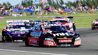 Camaro en la pista