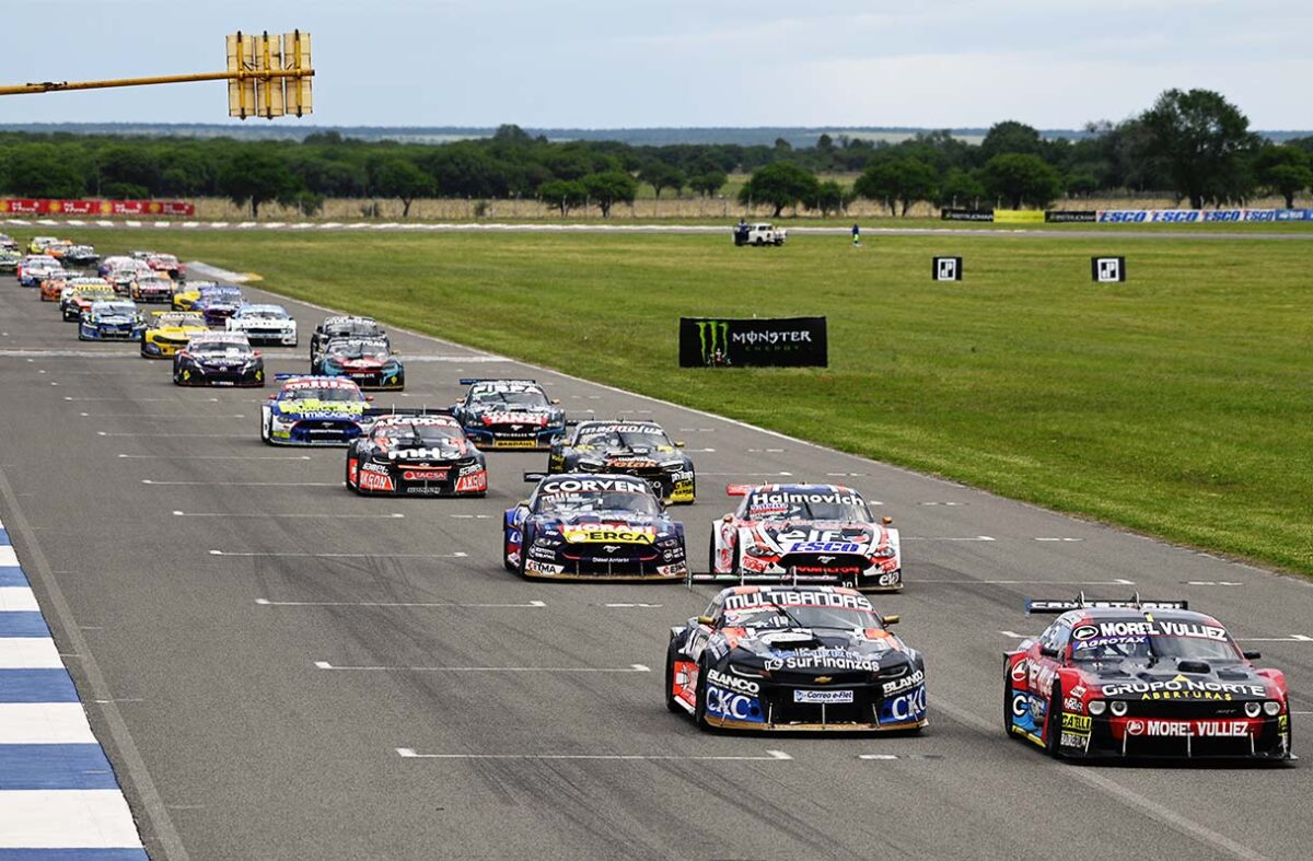 Largada de TC en Toay.